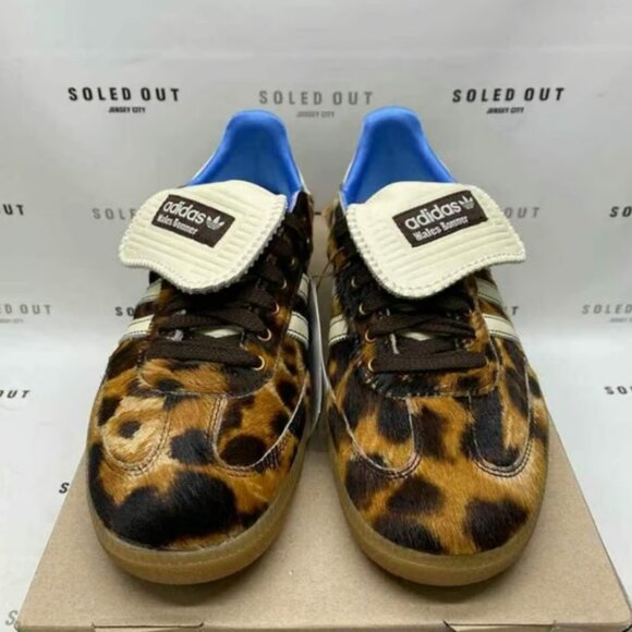 New Adidas x Wales Bonner Samba Pony Leopard Print Women's - Picture 4 of 7